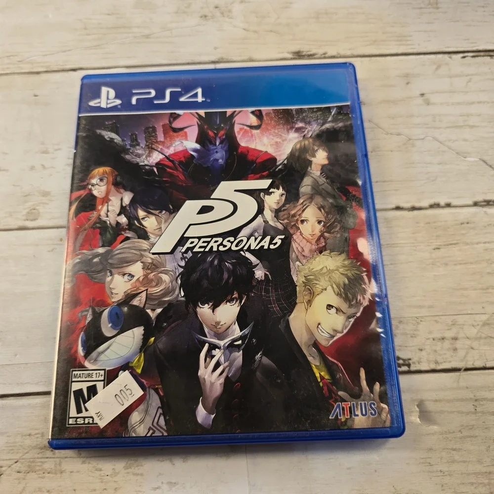 Persona 5 PS4 PlayStation 4 Atlus RPG Video Game CIB Physical Disc